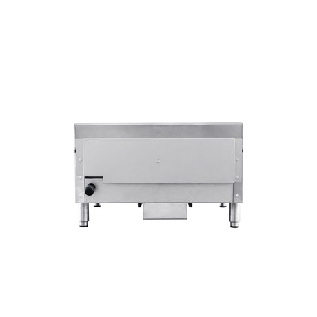 Flamaster FLM-G24-M 24" Countertop Griddle with Manual Control, NG/LPG, 60,000 BTU, 2 Burners