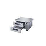 Dukers DCB52-60-D2 60" Refrigerated Chef Base with 2 Drawers, All Stainless Steel