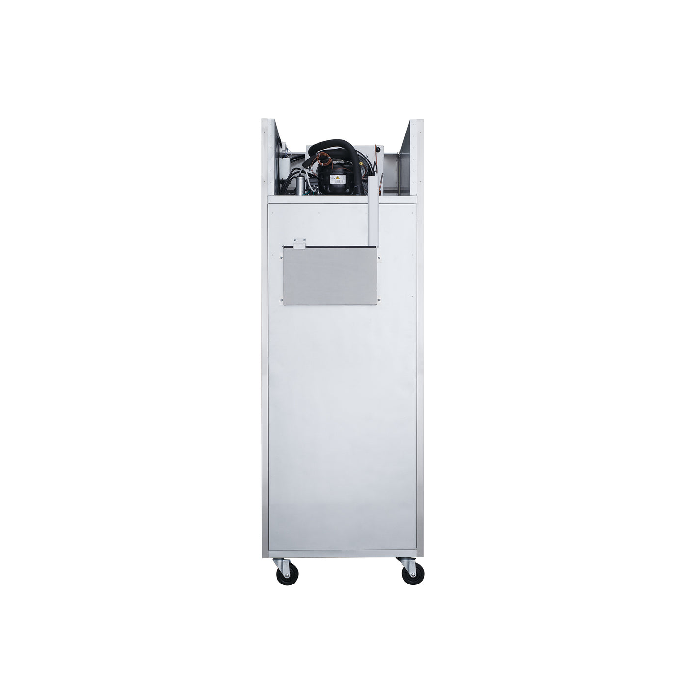 Dukers D28AR 27 1/2" One Section Reach-In Refrigerator with Solid Full Door, Top Mount, Stainless Steel, 19.1 Cu.Ft.