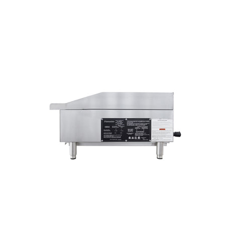 Flamaster FLM-CB48-M 48" Countertop Gas Charbroiler, NG/LPG, 140,000 BTU, 4 Burners