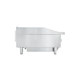 Flamaster FLM-G12-M 12" Countertop Griddle with Manual Control, NG/LPG, 30,000 BTU, 1 Burner