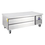 Polarman PLM-CBR60 62" Refrigerated Chef Base, 2 Drawers, 8.7 cu ft, Stainless Steel