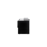 Polarman PLM-B36A 36 13/16" Black Horizontal Bottle Cooler