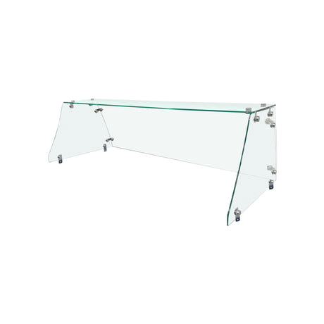 Polarman PLM-S360F-SG 49 3/5" Flat Glass Sneeze Guard
