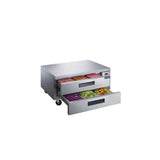 Dukers DCB48-D2 48" Refrigerated Chef Base with 2 Drawers, All Stainless Steel