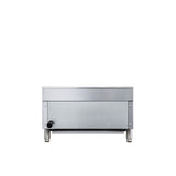 Flamaster FLM-CB24-M 24" Countertop Gas Charbroiler, NG/LPG, 70,000 BTU, 2 Burners