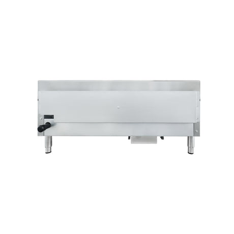 Flamaster FLM-G36-M 36" Countertop Griddle with Manual Control, NG/LPG, 90,000 BTU, 3 Burners