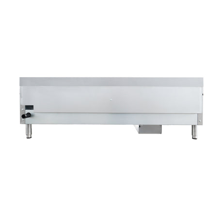 Flamaster FLM-G48-M 48" Countertop Griddle with Manual Control, NG/LPG, 120,000 BTU, 4 Burners