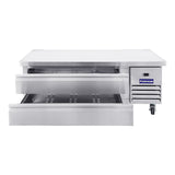 Polarman PLM-CBR60 62" Refrigerated Chef Base, 2 Drawers, 8.7 cu ft, Stainless Steel