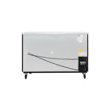 Polarman PLM-BC3-24SD 61" Black Glass Door Back Bar Refrigerator with LED Lighting