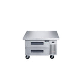 Dukers DCB52-60-D2 60" Refrigerated Chef Base with 2 Drawers, All Stainless Steel