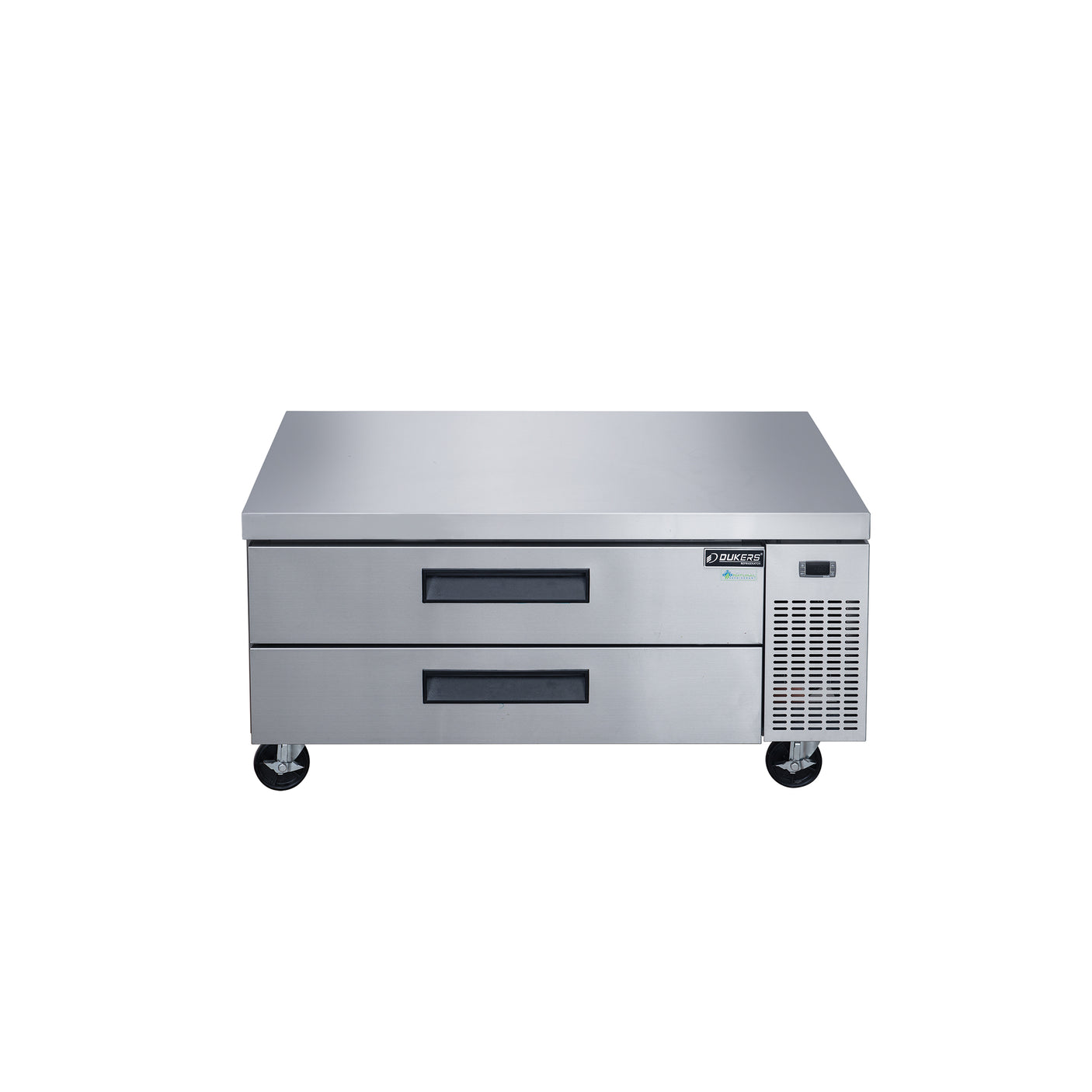 Dukers DCB48-D2 48" Refrigerated Chef Base with 2 Drawers, All Stainless Steel