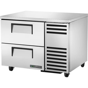 True TUC-44D-2-HC 44 1/2 inch Undercounter Refrigerator with 2 Drawers