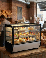 Polarman PLM-W252L-5 60″ Countertop Refrigerated Bakery Display Case with LED Lighting