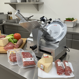 ChefAsst HB-320D Heavy-Duty Automatic Meat Slicer with 12.6" Stainless Steel Blade