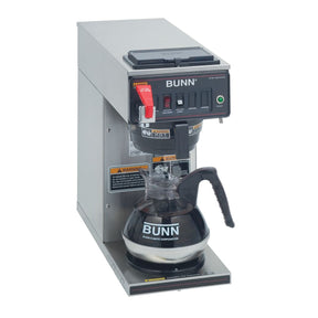 BUNN CWTF15-1 12-Cup Automatic Coffee Brewer, 1 Lower Warmer, Plastic Funnel