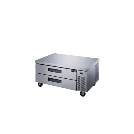 Dukers DCB52-60-D2 60" Refrigerated Chef Base with 2 Drawers, All Stainless Steel