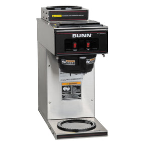 BUNN VP17-2 12-Cup Pourover Coffee Brewer, 1 Upper/1 Lower Warmer