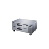 Dukers DCB52-D2 52" Refrigerated Chef Base with 2 Drawers, All Stainless Steel
