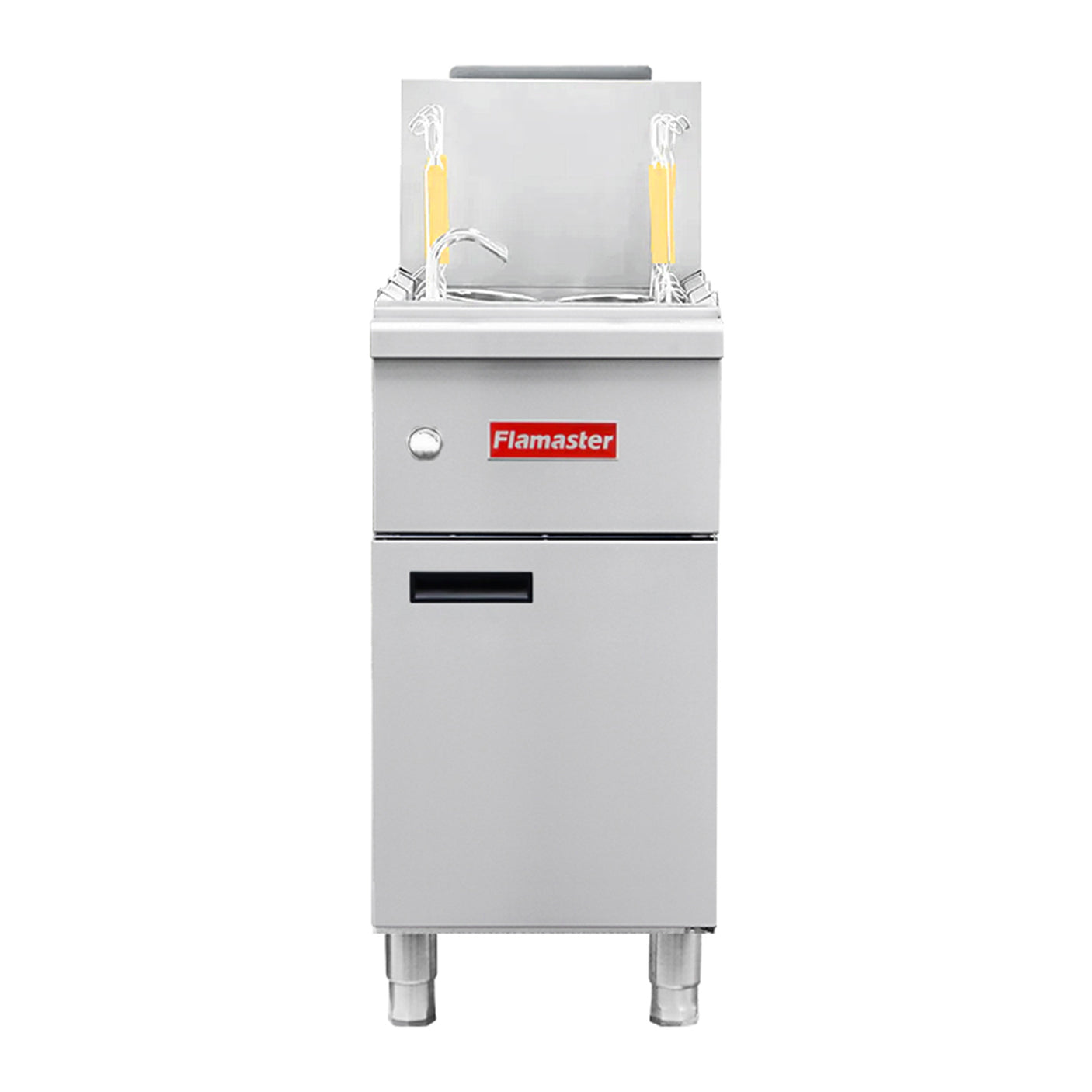 Flamaster FLM-PC10-NG 15 1/2" 10 Gallon Gas Pasta Cooker, Natural Gas, 100,000 BTU