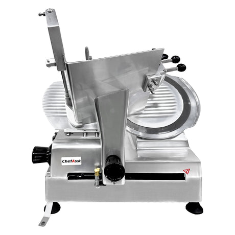 ChefAsst HB-320D Heavy-Duty Automatic Meat Slicer with 12.6" Stainless Steel Blade