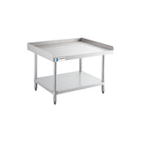 ChefAsst 30" x 36" CA-ESS-3036-316 16-Gauge 304 Stainless Steel Equipment Stand with 201 Stainless Steel Legs and Undershelf