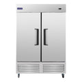 Polarman PLM-54FS 53 15/16" Reach-In Freezer with Double Solid Doors, Bottom Mount, Stainless Steel, 49 cu. ft.