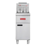 Flamaster FLM-VF40-LP 15 1/2" Gas Open Pot Fryer, Liquid Propane, 40-50 lb, 100,000 BTU
