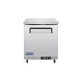 Polarman PLM-UC-27FS 27 3/4" Undercounter Freezer, 6.5 cu. ft, Stainless Steel, 1 Solid Door