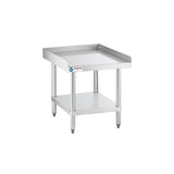 ChefAsst 30" x 24" CA-ESS-3024-316 16-Gauge 304 Stainless Steel Equipment Stand with 201 Stainless Steel Legs and Undershelf