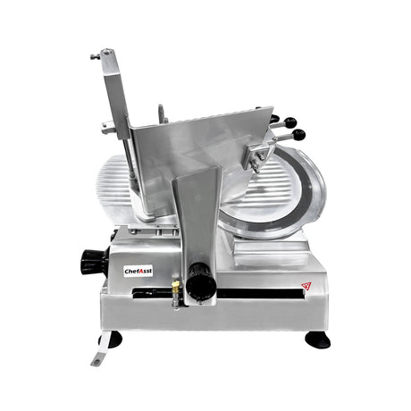 ChefAsst HB-250D Heavy-Duty Automatic Meat Slicer with 9.8" Stainless Steel Blade