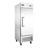 Chumart CM-27FS 26 3/4" Reach-In Freezer with Single Solid Door, Bottom Mount, Stainless Steel, 23 cu. ft.