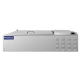 Polarman PLM-PD60 60" Countertop Refrigerated Topping Rail, Stainless Steel , (12) 1/6 Size Pans