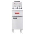 Flamaster FLM-F3-LP 15 1/2" Liquid Propane Floor Fryer, 35-40 lb, 3 Tubes, 90,000 BTU