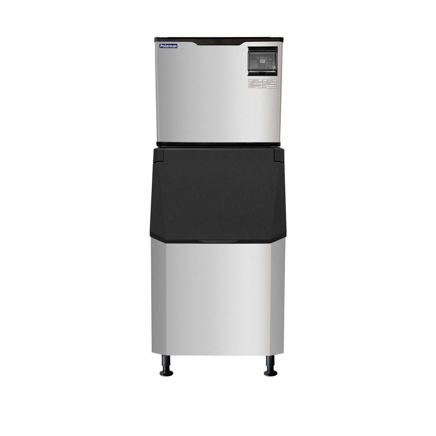 Polarman PLM-329 22" Air-Cooled Cube 350 lb Ice Machine with 275 lb Bin