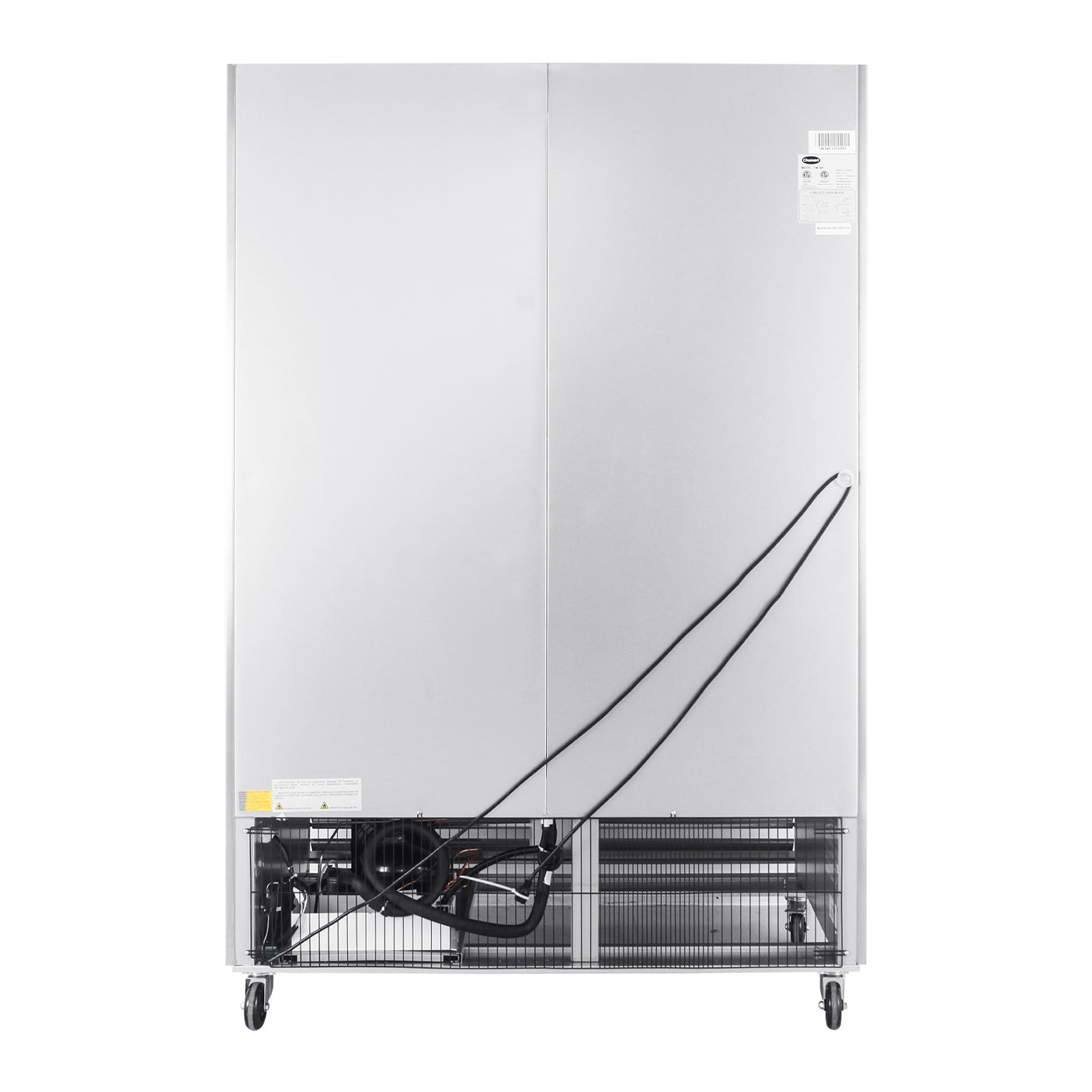 Chumart CM-54RS 53 15/16" Reach-In Refrigerator with Double Solid Doors, Bottom Mount, Stainless Steel, 49 cu. ft.