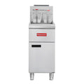 Flamaster FLM-VF40-NG 15 1/2" Gas Open Pot Fryer, Natural Gas, 40-50 lb, 100,000 BTU