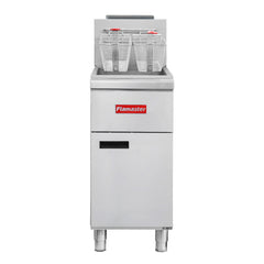 Flamaster FLM-VF40-NG 15 1/2" Gas Open Pot Fryer, Natural Gas, 40-50 lb, 100,000 BTU