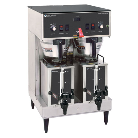 BUNN Dual GPR Coffee Brewer 120/240V with Portable Servers