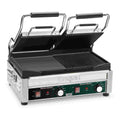 Waring Commercial WDG300 Ribbed and Flat Grill, 17" x 9.5", 240 Volt