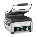 Waring Commercial WPG150 Ribbed Panini Grill, 9.75" x 9.25"