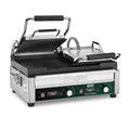 Waring Commercial WPG300T Double Ribbed Panini Grill with Timer, 17" x 9.5"