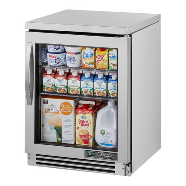 True TUC-24G-HC 24 inch Undercounter Refrigerator with Glass Door