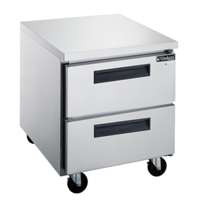 Dukers DUC29R-D2 29 1/8" Undercounter Refrigerator with Two Drawers, 6.99 Cu.Ft.