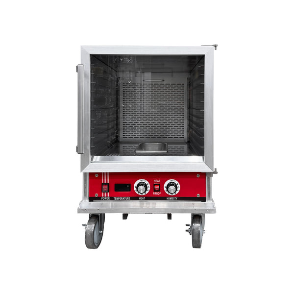 Polarman RTR-159L-P 21 2/5" Undercounter Half Size Insulated Heated Holding / Proofing Cabinet with Clear Door