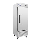 Polarman PLM-27RS 26 3/4" Reach-In Refrigerator with Single Solid Door, Bottom Mount, Stainless Steel, 23 cu. ft.