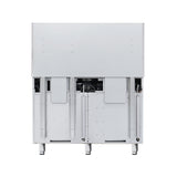Flamaster FLM-R48 48” NG/LPG Commercial Gas Range, 8 Open Burners, 2 Standard Ovens, 306,000 BTU