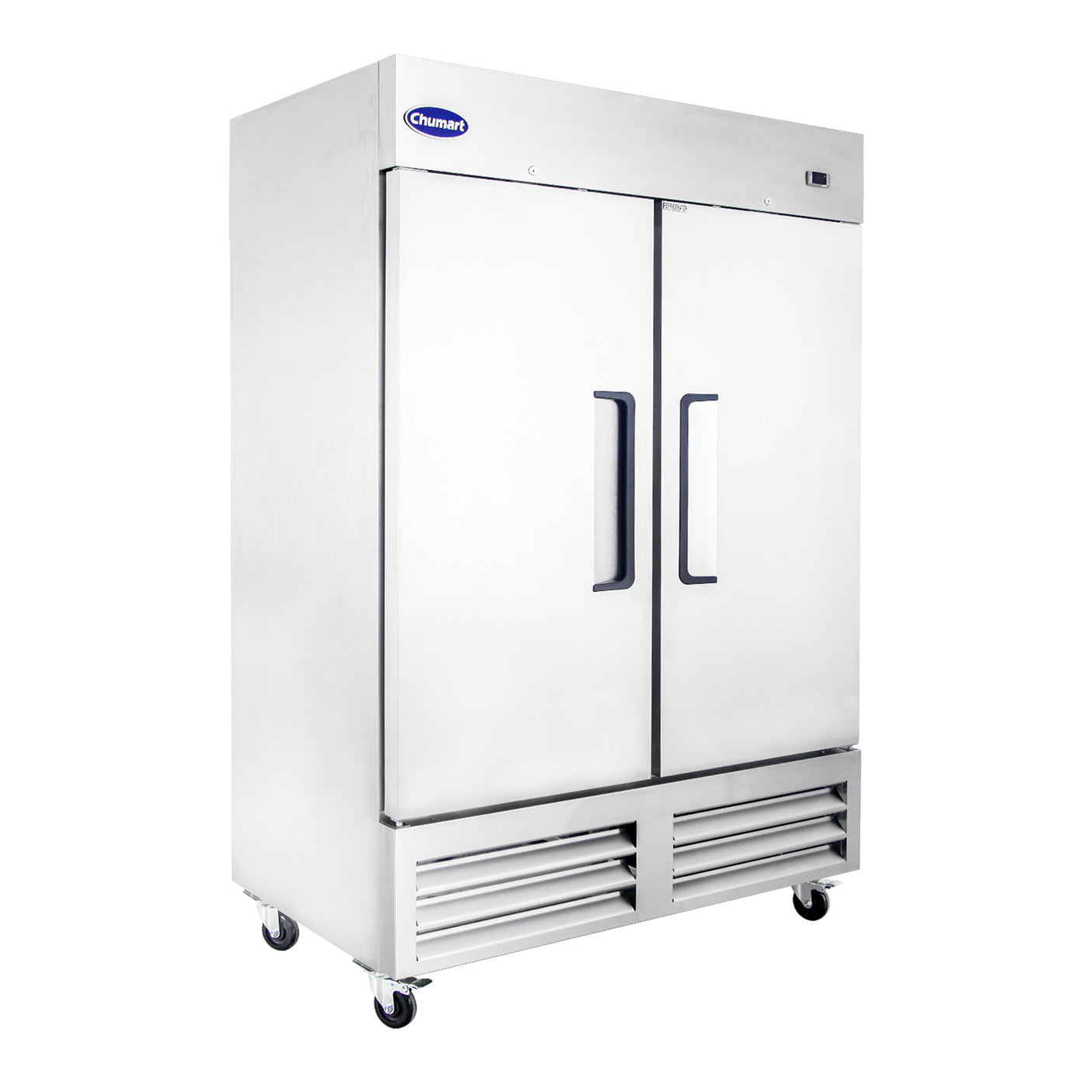 Chumart CM-54RS 53 15/16" Reach-In Refrigerator with Double Solid Doors, Bottom Mount, Stainless Steel, 49 cu. ft.