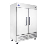 Chumart CM-54RS 53 15/16" Reach-In Refrigerator with Double Solid Doors, Bottom Mount, Stainless Steel, 49 cu. ft.