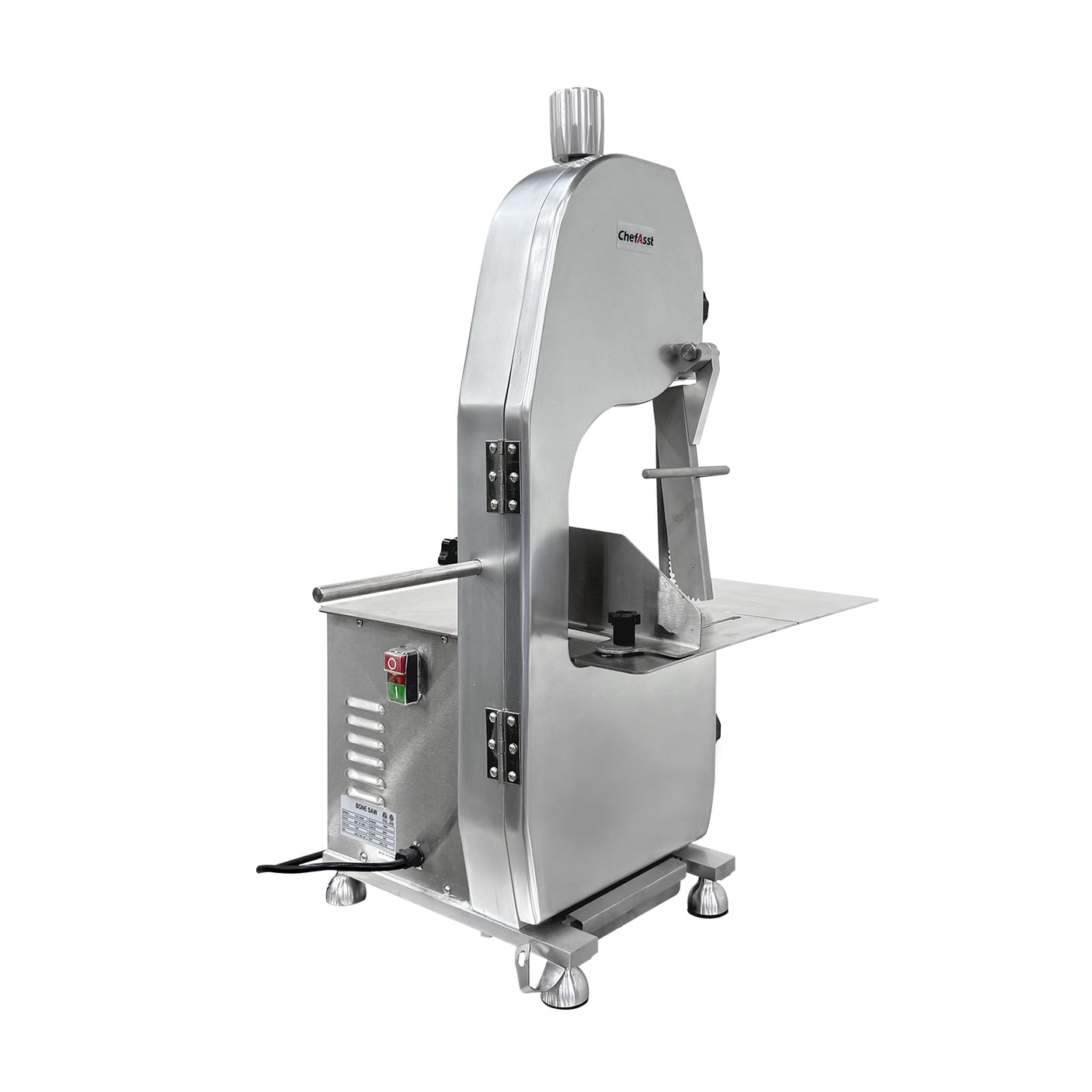 ChefAsst HLS-1650A 65" Blade Countertop Vertical Band Meat Saw - 110 V
